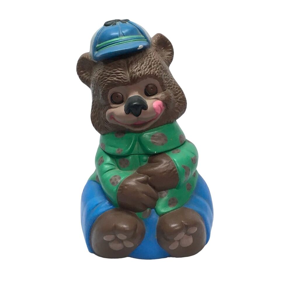 Vintage Ceramic Bear Cookie Jar